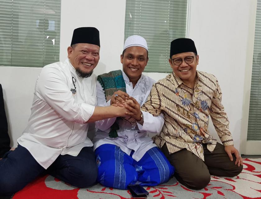 Ust. Maliki bersama Bpk. Lanyala dan Cak Imin