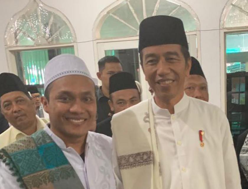 Ust. Maliki dengan Presiden RI - Joko Widodo